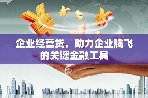 中江企业经营贷，助力企业腾飞的关键金融工具