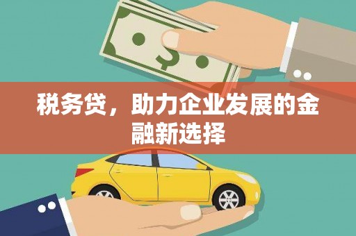 中江税务贷，助力企业发展的金融新选择