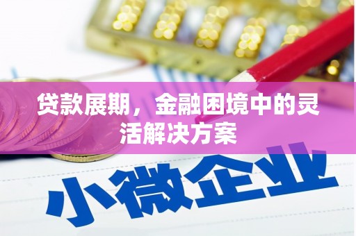 中江贷款展期，金融困境中的灵活解决方案