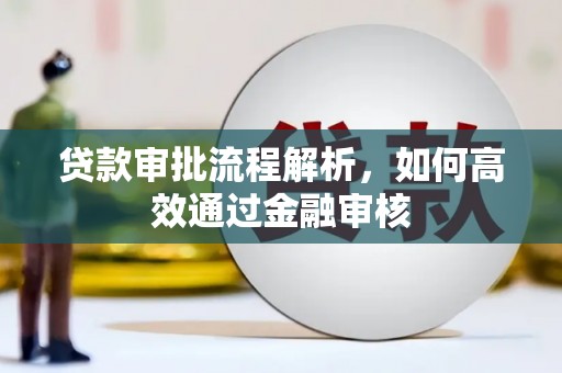 中江贷款审批流程解析，如何高效通过金融审核