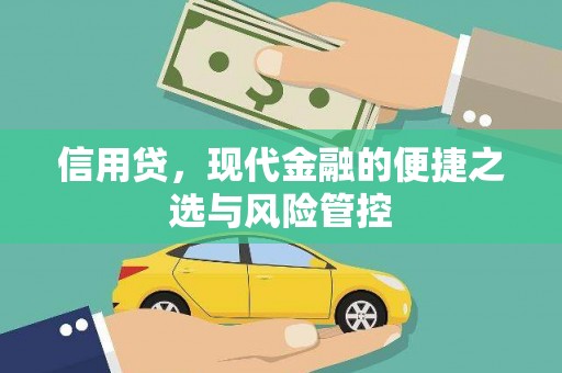 中江信用贷，现代金融的便捷之选与风险管控