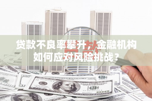 中江贷款不良率攀升，金融机构如何应对风险挑战？